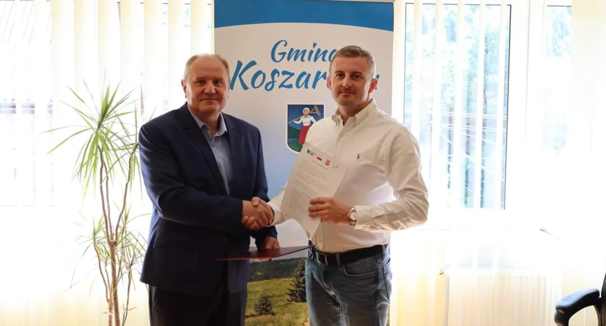 Drogi i Transport, Podpisano Umowę Przebudowę Dróg Powiatowych Gminie Koszarawa - zdjęcie, fotografia