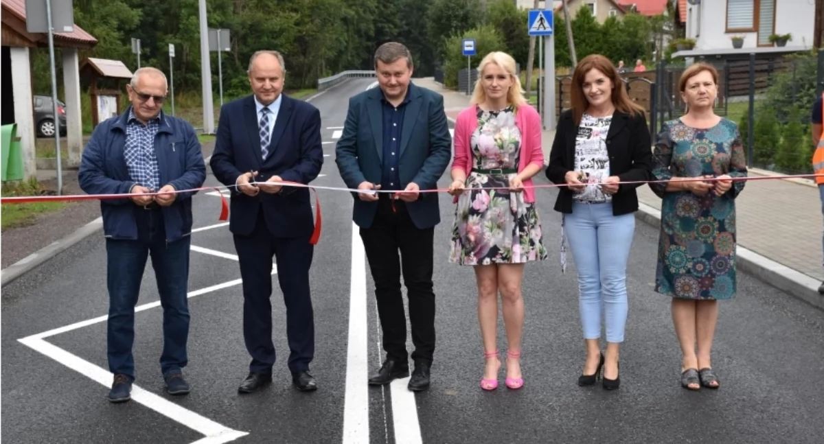 Drogi i Transport, Zakończono Przebudowę Odcinka Drogi Powiatowej Koszarawie - zdjęcie, fotografia