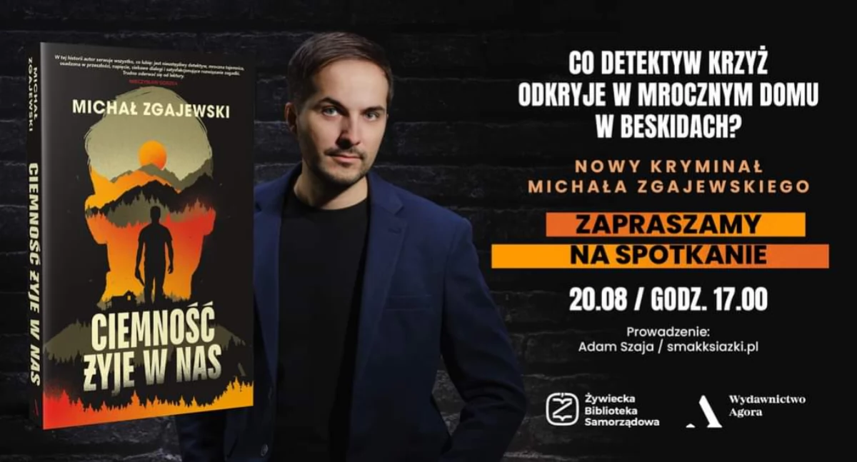 Odeszli od nas- wspomnienia, Ciemność żyje kryminał Michała Zgajewskiego dostępny! - zdjęcie, fotografia
