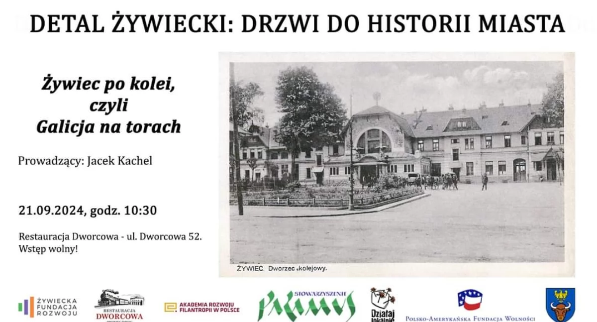 Nasze sprawy, Wpływ położenia Bielska Żywca rozwój kolei zachodniej Galicji - zdjęcie, fotografia