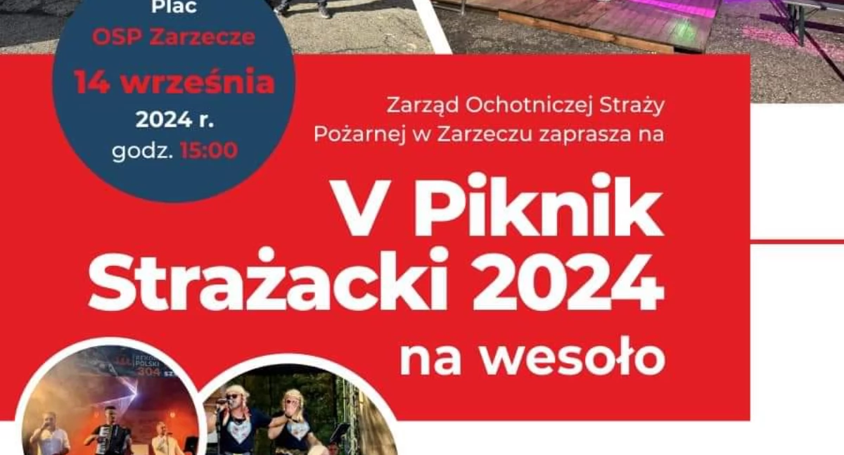 Koncerty – Muzyka , Piknik Strażacki Zarzeczu września - zdjęcie, fotografia