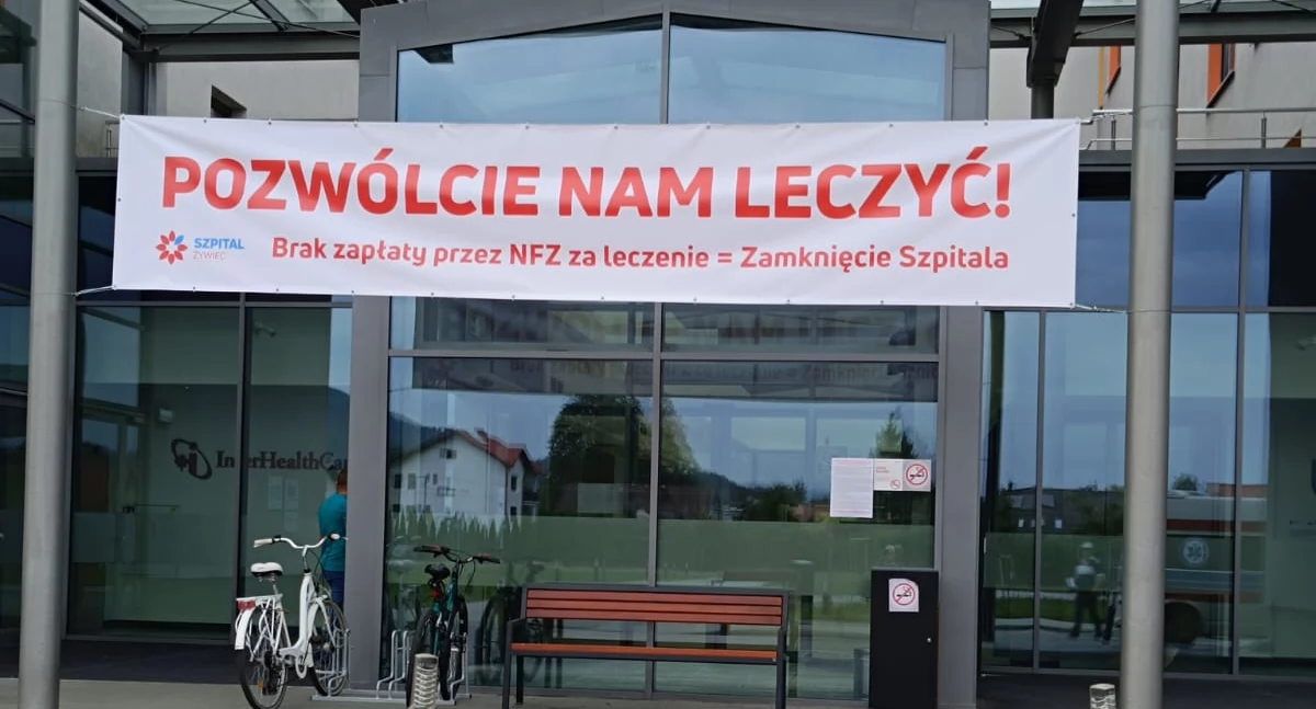 Nasze sprawy, Szpital Żywiec odwołuje wizyty poradniach ginekologicznej ortopedycznej - zdjęcie, fotografia