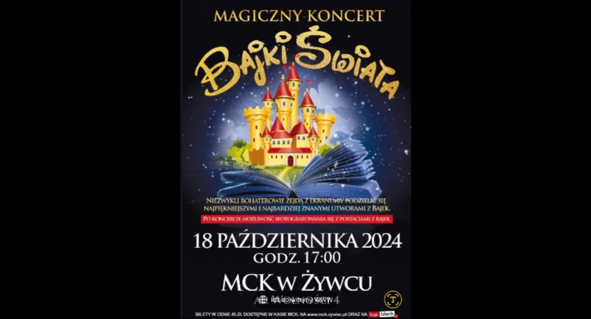 Nasze sprawy, OGÓLNOPOLSKI BESTSSELER KONCERTOWY DZIECI MAGICZNY KONCERT BAJKI ŚWIATA - zdjęcie, fotografia
