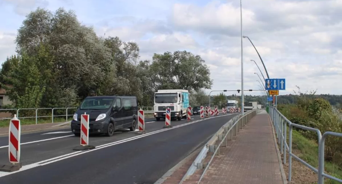 Drogi i Transport, Zakończenie remontu przywrócenie stałej organizacji ruchu moście - zdjęcie, fotografia