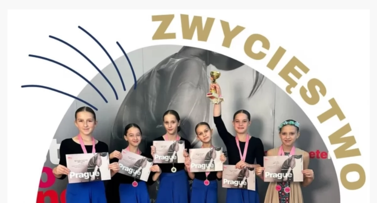 Nasze sprawy, Sukces tancerek Żywca Międzynarodowym Festiwalu Dance Pradze - zdjęcie, fotografia