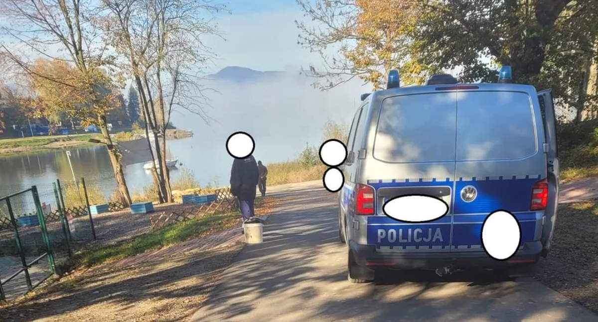 Znad wody, Kontrole Żywiec zbiornikach zaporowych - zdjęcie, fotografia