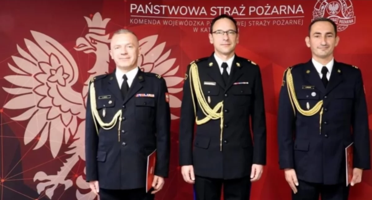 Z remizy, Jarosław Polak nowym komendantem Żywcu - zdjęcie, fotografia