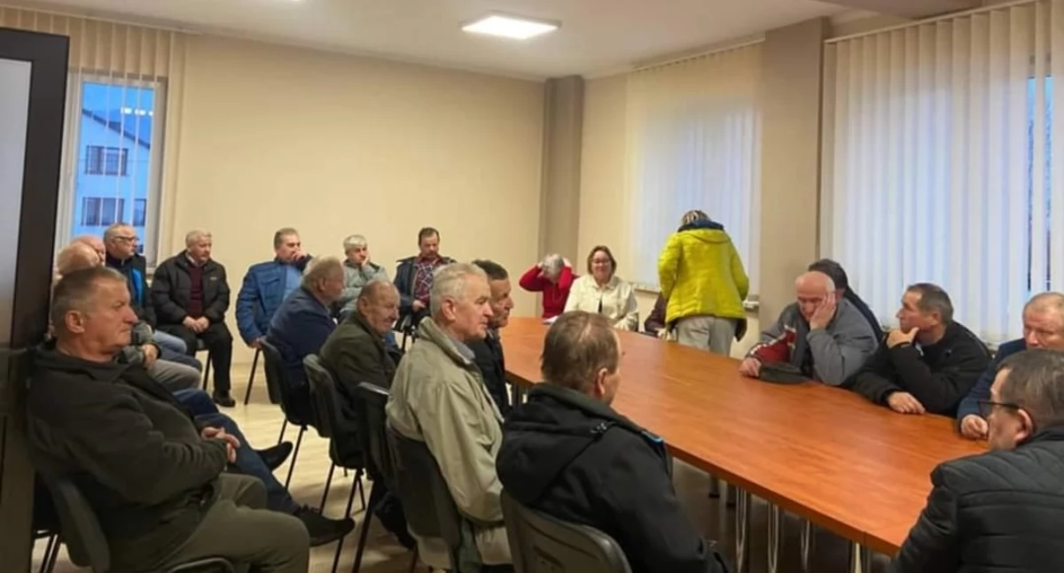 Nasze sprawy, Gilowice Rozmowy szkodach powodowanych przez dziką zwierzynę - zdjęcie, fotografia