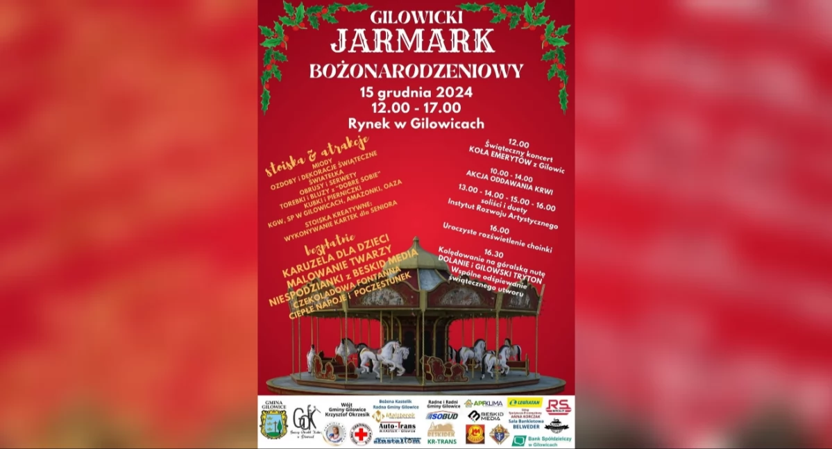 Atrakcje Turystyczne - Podróże małe i duże, Świąteczny Jarmark Gilowicach magia świąt rynku! - zdjęcie, fotografia