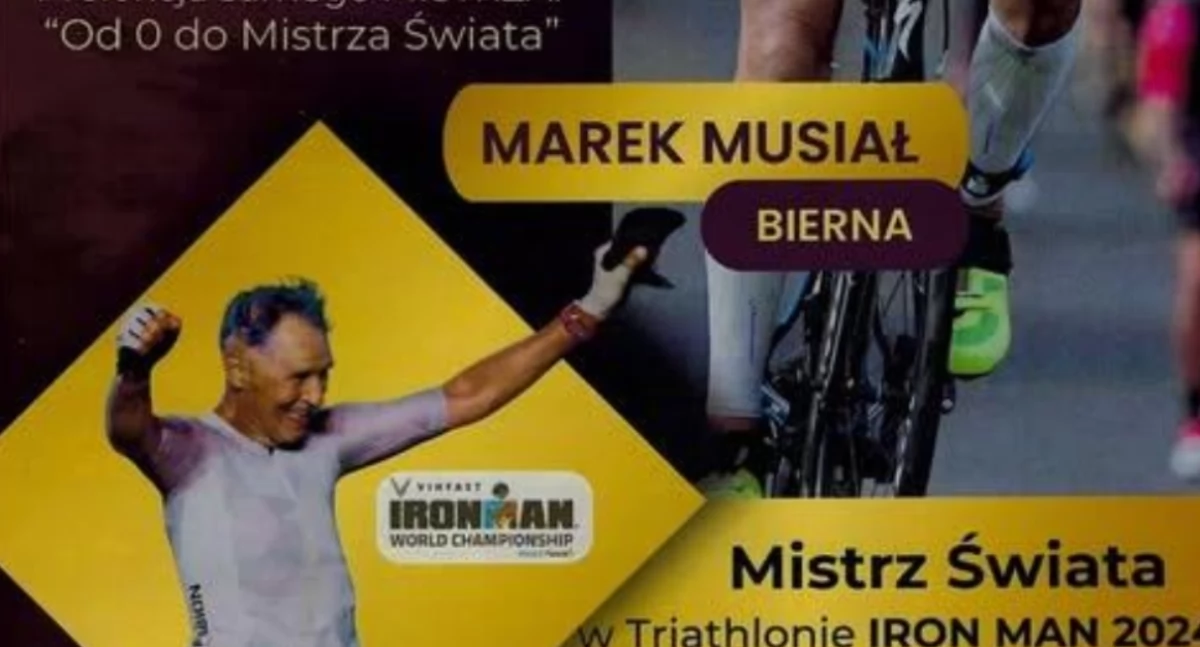 Nasze sprawy, Spotkanie Mistrzem Świata Triathlonie - zdjęcie, fotografia
