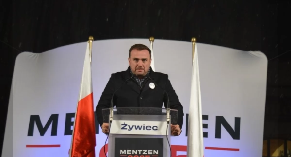 Nasze sprawy, Sławomir Mentzen odwiedził Żywiec wyjątkowe spotkanie mieszkańcami - zdjęcie, fotografia
