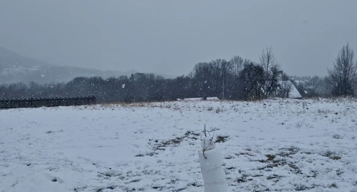 Nasze sprawy, Intensywne opady śniegu ostrzeżenie stopnia - zdjęcie, fotografia