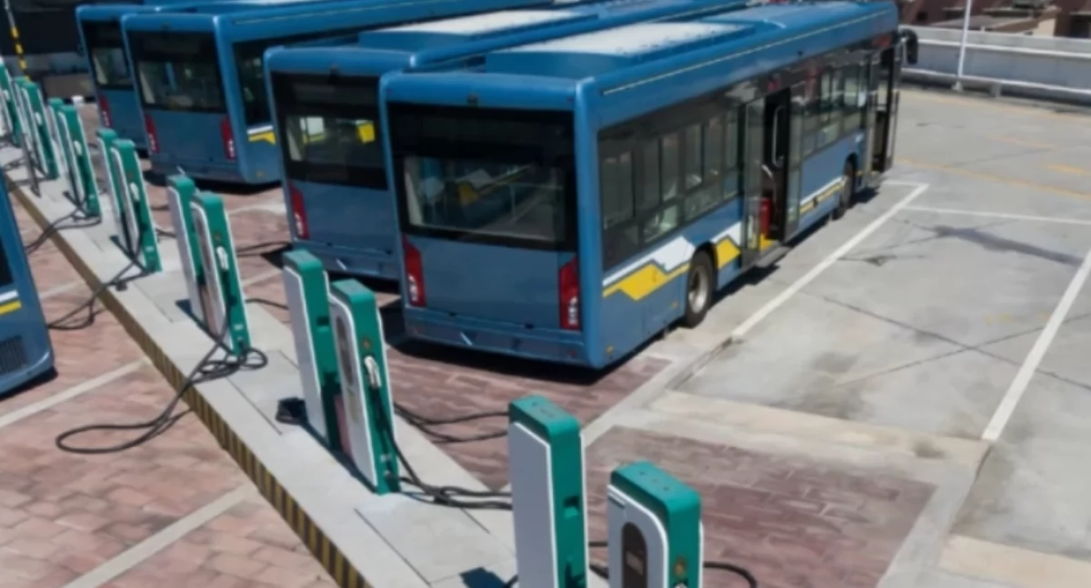 Nasze sprawy, Żywiec wkracza przyszłość elektryczne autobusy ulicach miasta - zdjęcie, fotografia