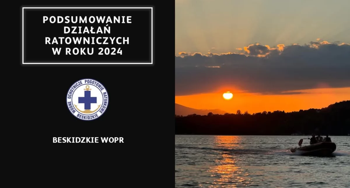 Znad wody, Bezpieczeństwo wodzie Podsumowanie działań Beskidzkiego - zdjęcie, fotografia