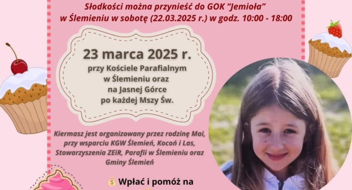 Nasze sprawy, Charytatywny kiermasz ciast Ormaniec pomaganie przez słodkości - zdjęcie, fotografia