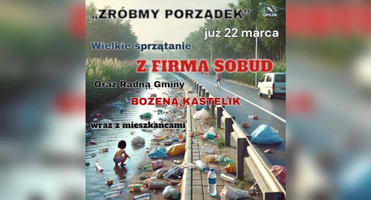 Nasze sprawy, Gilowice sprzątają! Społeczna inicjatywa firmy SOBUD radnej Bożeny Kastelik - zdjęcie, fotografia