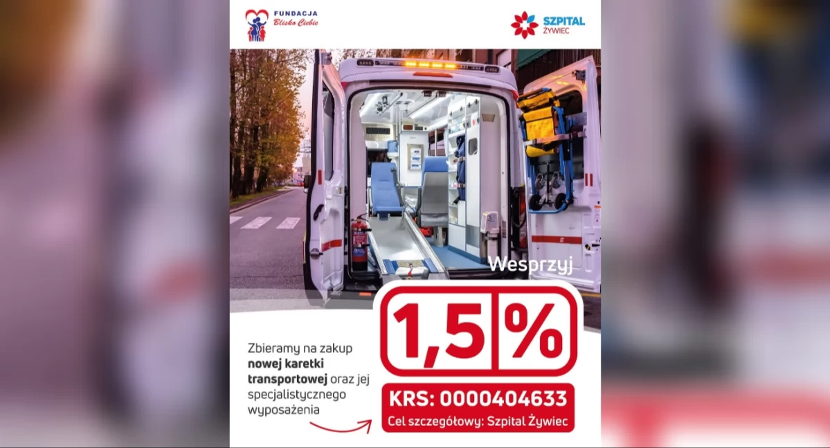 Nasze sprawy, Szpital Żywiec potrzebuje nowej karetki pomóż przekazując podatku - zdjęcie, fotografia