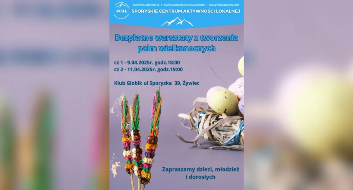 Nasze sprawy, Darmowe warsztaty tworzenia wielkanocnych klubie Globik - zdjęcie, fotografia