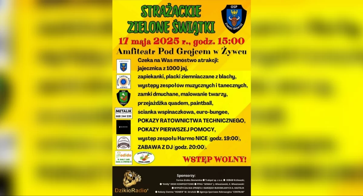 Atrakcje Turystyczne - Podróże małe i duże, Strażackie Zielone Świątki Żywcu Rodzinna Zabawa Grojcem - zdjęcie, fotografia