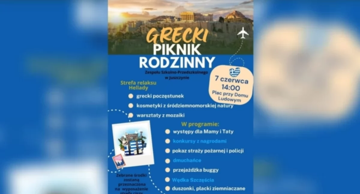 Atrakcje Turystyczne - Podróże małe i duże, Grecki Piknik Rodzinny Juszczynie śródziemnomorska atmosfera sercu Beskidów! - zdjęcie, fotografia