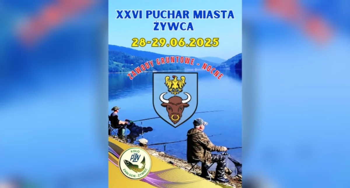 Znad wody, Nocne zawody gruntowe Puchar Miasta Żywca adrenalina pasja Jeziorem Żywieckim - zdjęcie, fotografia