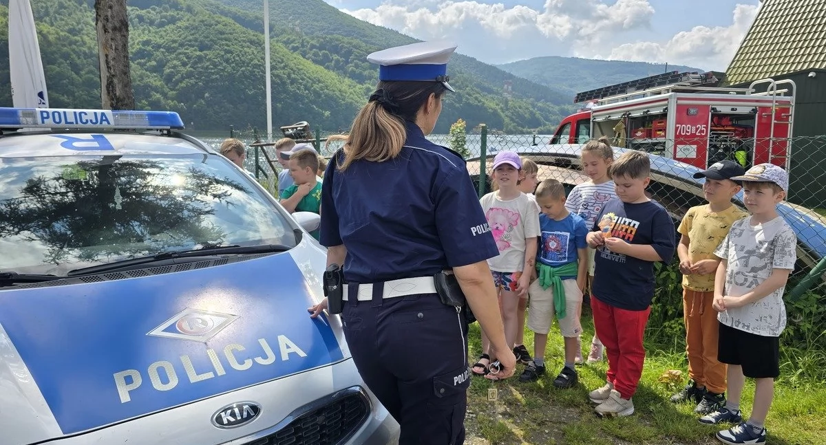 Znad wody, Edukacyjne spotkanie Jeziorem Międzybrodzkim bezpieczeństwo dobra zabawa! - zdjęcie, fotografia