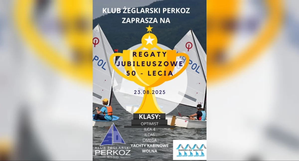 Sport wodny, Perkoz świętuje pół wieku wodzie Regaty Jubileuszowe sobotę! - zdjęcie, fotografia