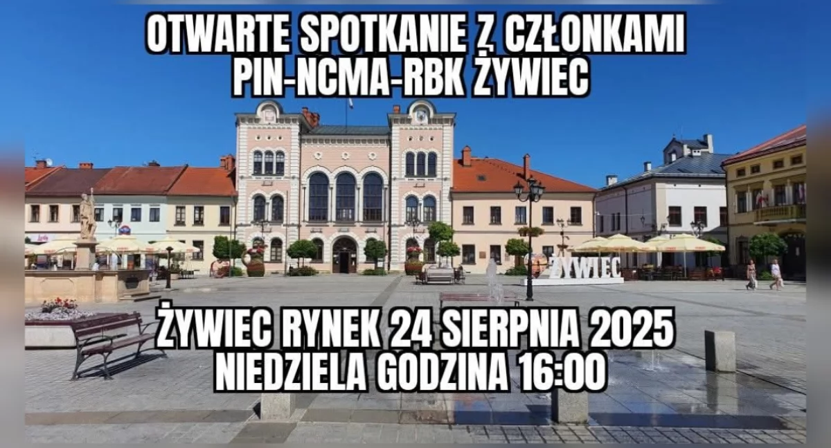 Nasze sprawy, rynku Żywcu odbędzie otwarte spotkanie - zdjęcie, fotografia