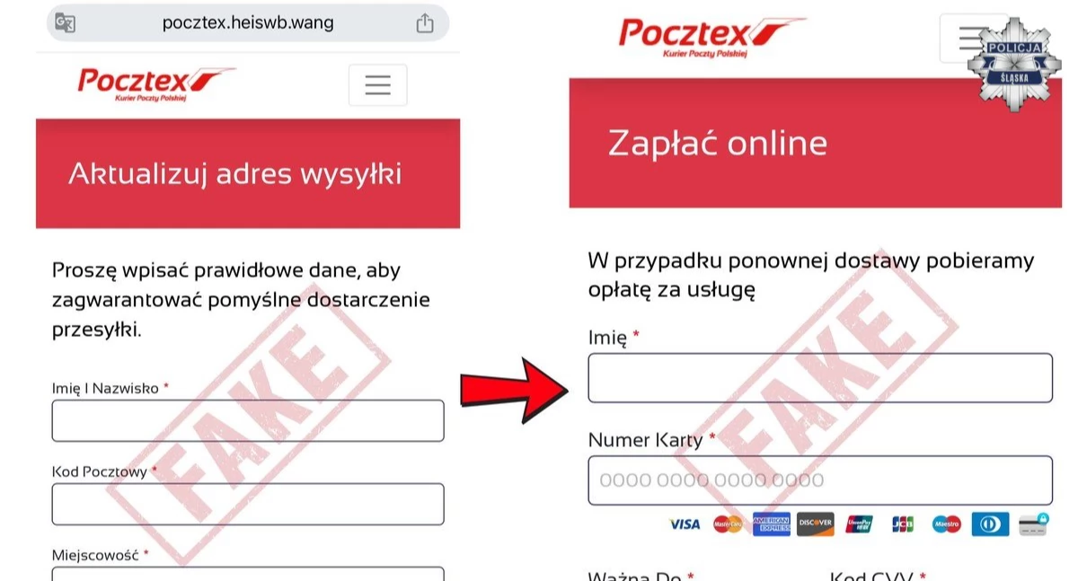 Nasze sprawy, Uwaga fałszywe wiadomości oszuści podszywają firmy kurierskie - zdjęcie, fotografia