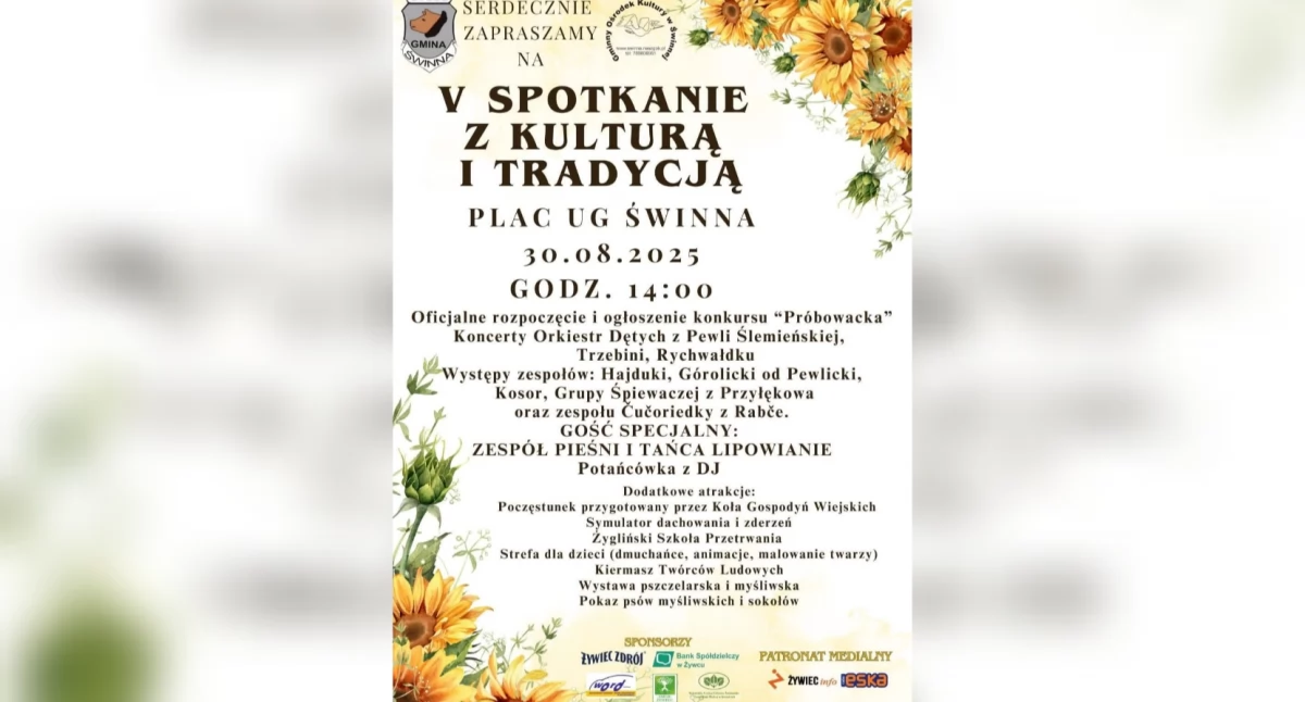 Rozrywka, Świnna zaprasza Spotkanie kulturą tradycją połączone Piknikiem Ekologicznym - zdjęcie, fotografia