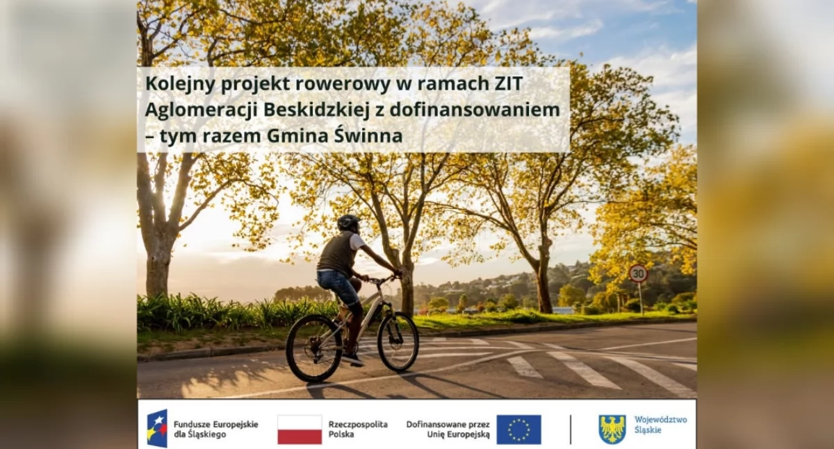 Inwestycje, trasa rowerowa Gminie Świnna Koszarawa - zdjęcie, fotografia