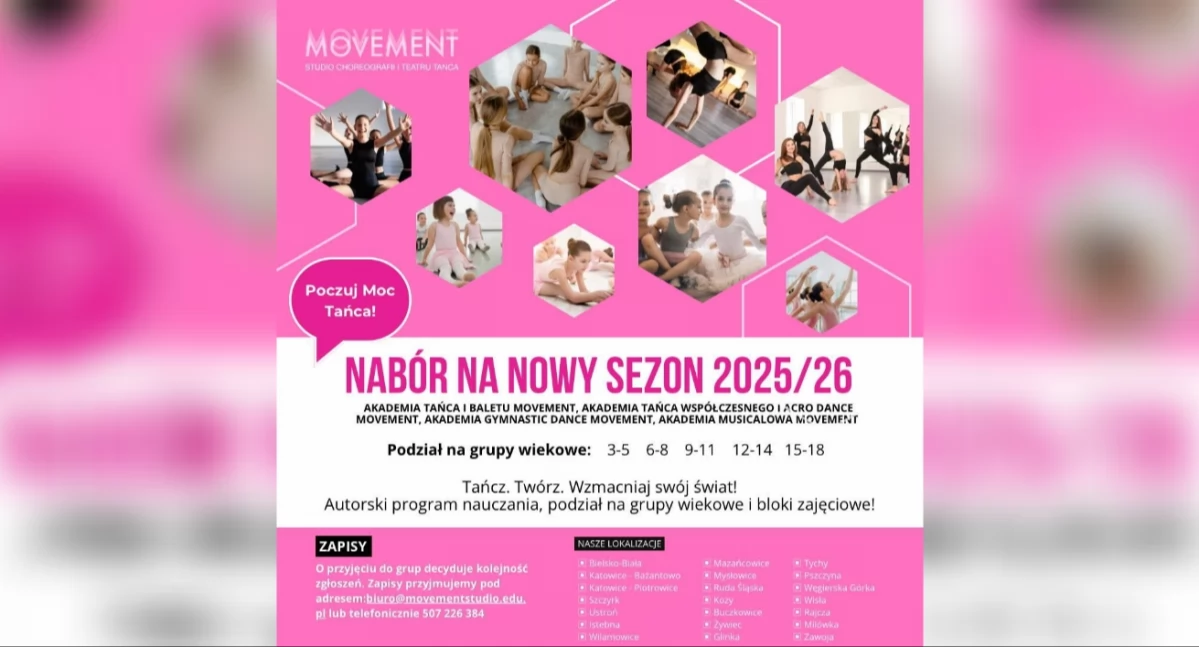 Nasze sprawy, Studio Tańca MOVEMENT rusza nowym sezonem 2025/2026 Twórz przyszłość tańcem razem nami! - zdjęcie, fotografia