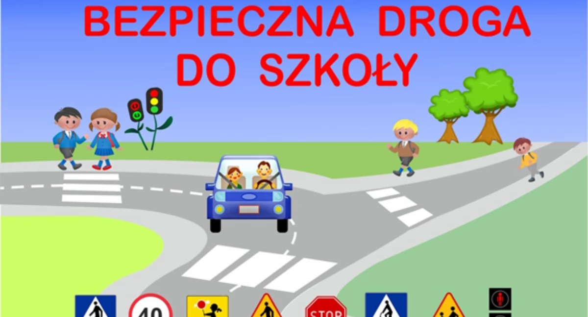 Nasze sprawy, Bezpieczna droga szkoły policyjna akcja wrześniu - zdjęcie, fotografia