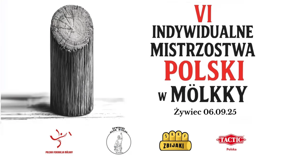 Rozrywka, Otwarte Indywidualne Mistrzostwa Polski Mölkky sport zabawa Żywcu - zdjęcie, fotografia