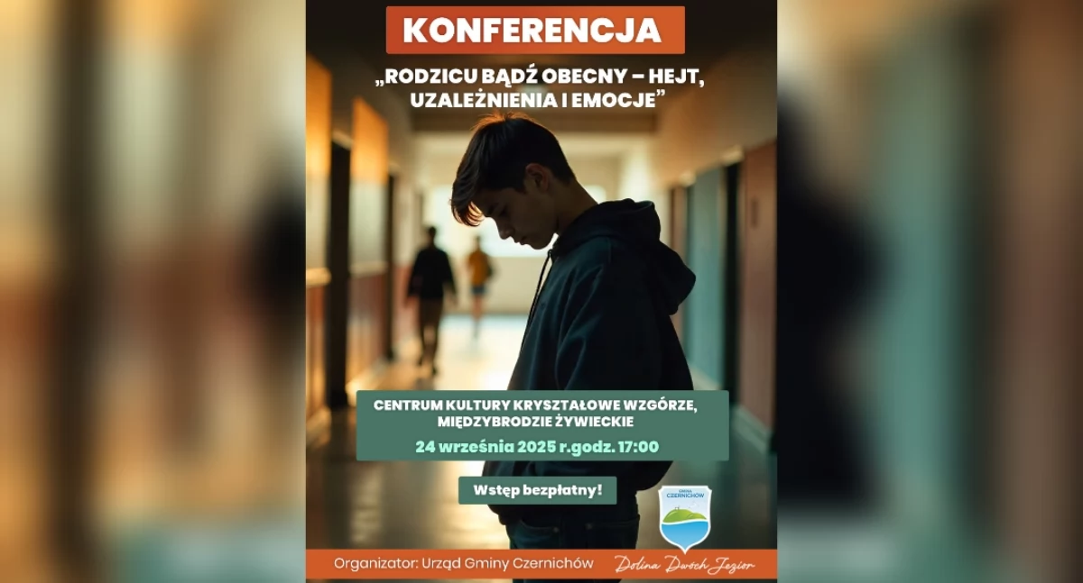 Hejt, uzależnienia i emocje – ważna konferencja w Gminie Czernichów