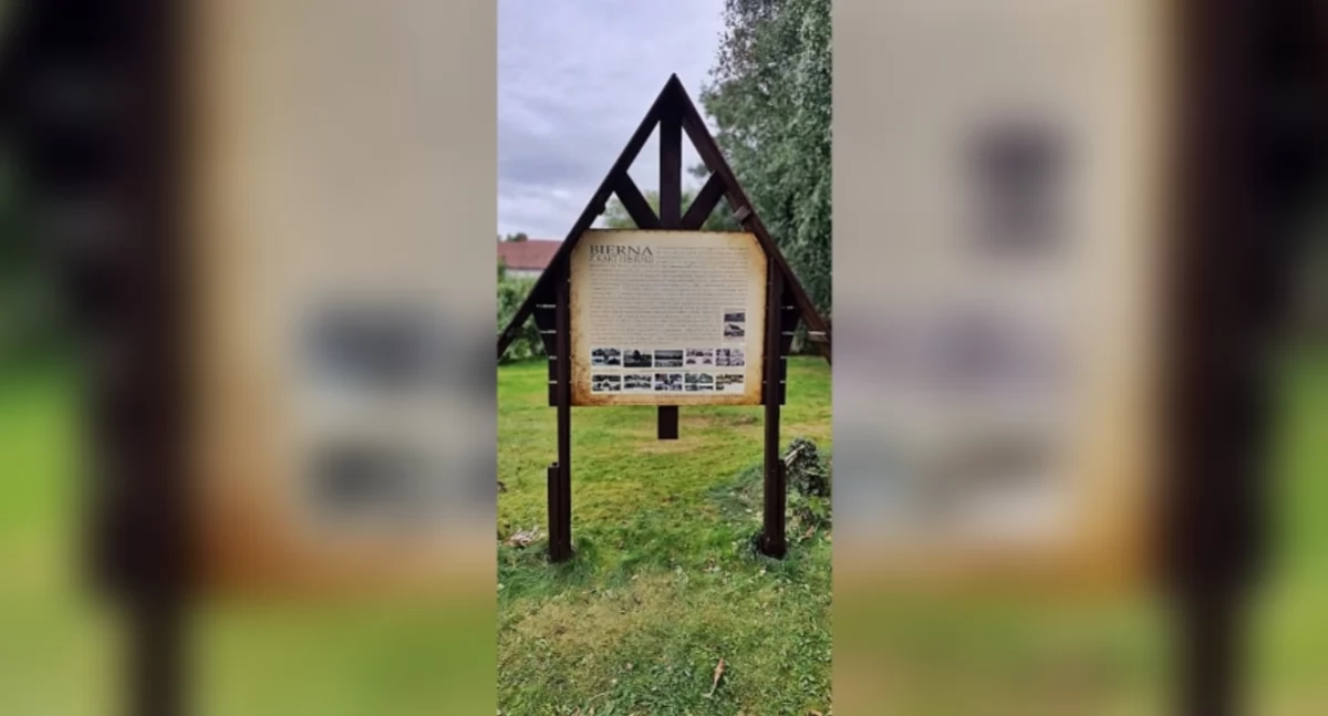 Nasze sprawy, tablica informacyjna Biernej - zdjęcie, fotografia