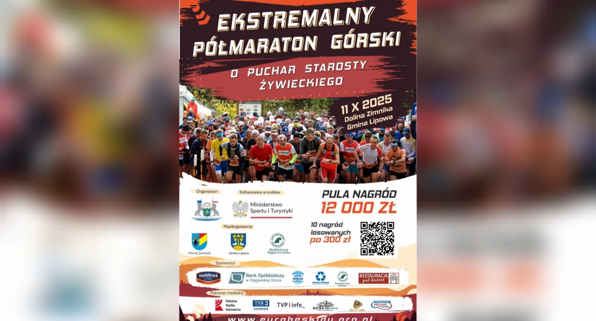Lekkoatletyka, Ekstremalny Półmaraton Górski Lipowej sportowe emocje sercu Beskidów - zdjęcie, fotografia