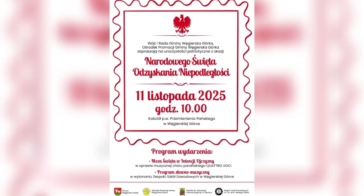 Nasze sprawy, Święto Niepodległości Węgierskiej Górce wspólne świętowanie wolnej Polski - zdjęcie, fotografia