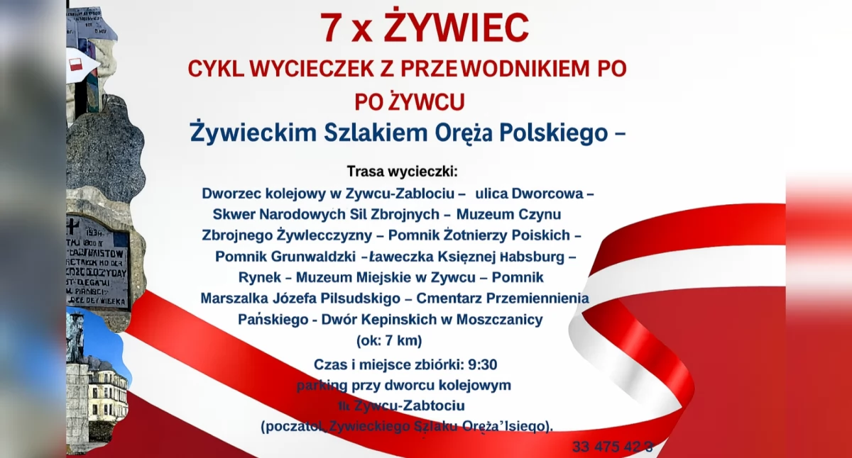 Patriotyczna wycieczka po Żywcu – poznaj Żywiecki Szlak Oręża Polskiego
