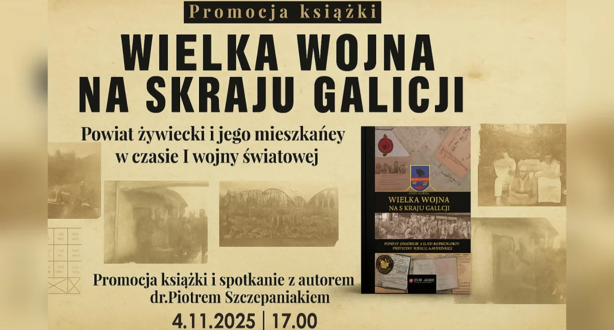 Promocja książki „Wielka Wojna na skraju Galicji” w Żywieckiej Bibliotece Samorządowej