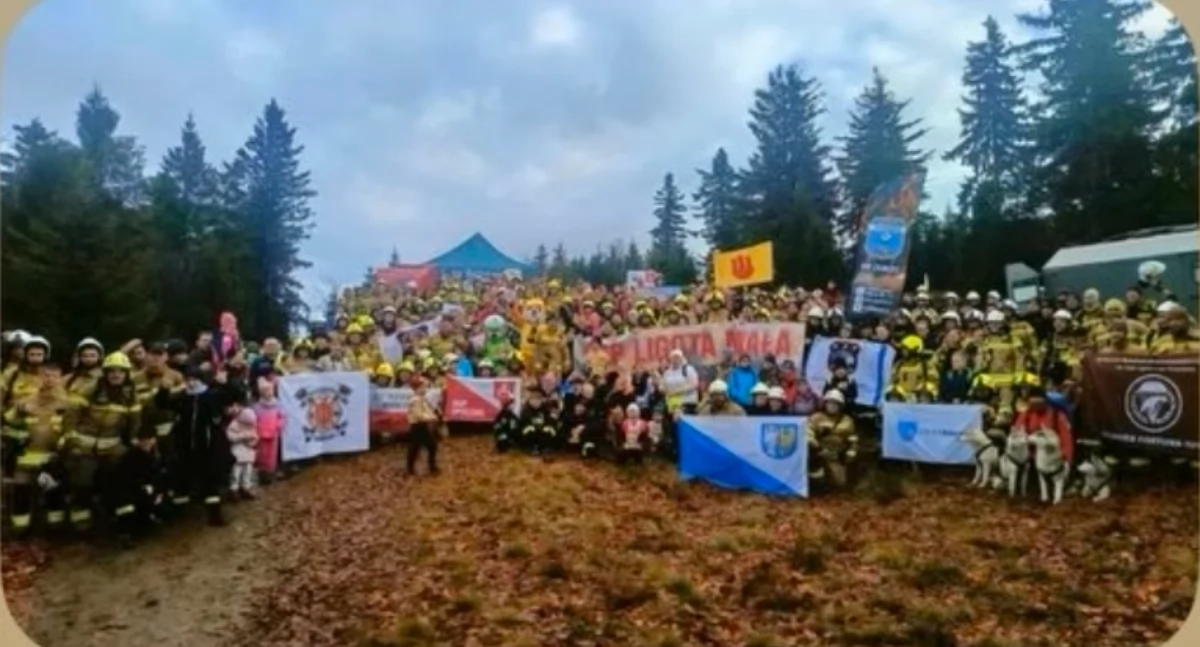 Nasze sprawy, Strażacy Oczków Pietrzykowice zdobyli Klimczok Kazika! - zdjęcie, fotografia