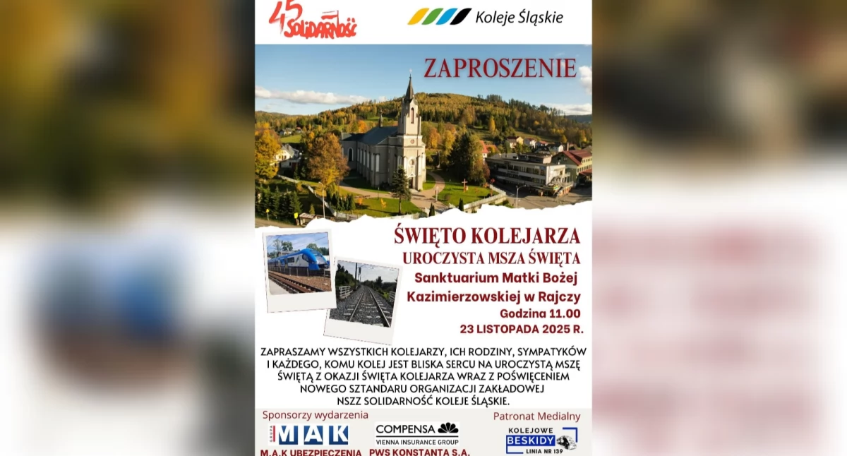 Rozrywka, Uroczysta święta okazji Święta Kolejarza Rajczy zaproszenie pracowników kolei mieszkańców - zdjęcie, fotografia