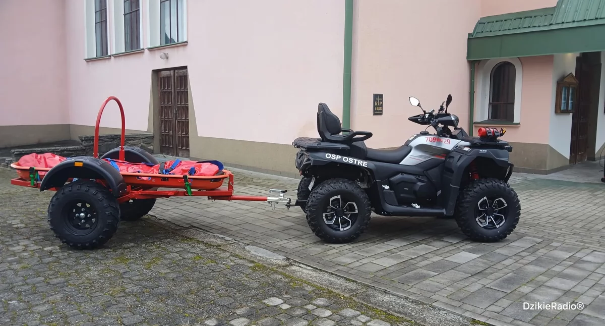 Nowy quad ratowniczy dla OSP Ostre przekazany do służby