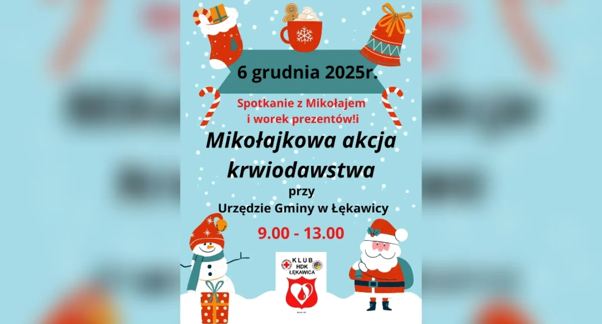 Nasze sprawy, Mikołajkowa akcja krwiodawstwa Łękawicy - zdjęcie, fotografia