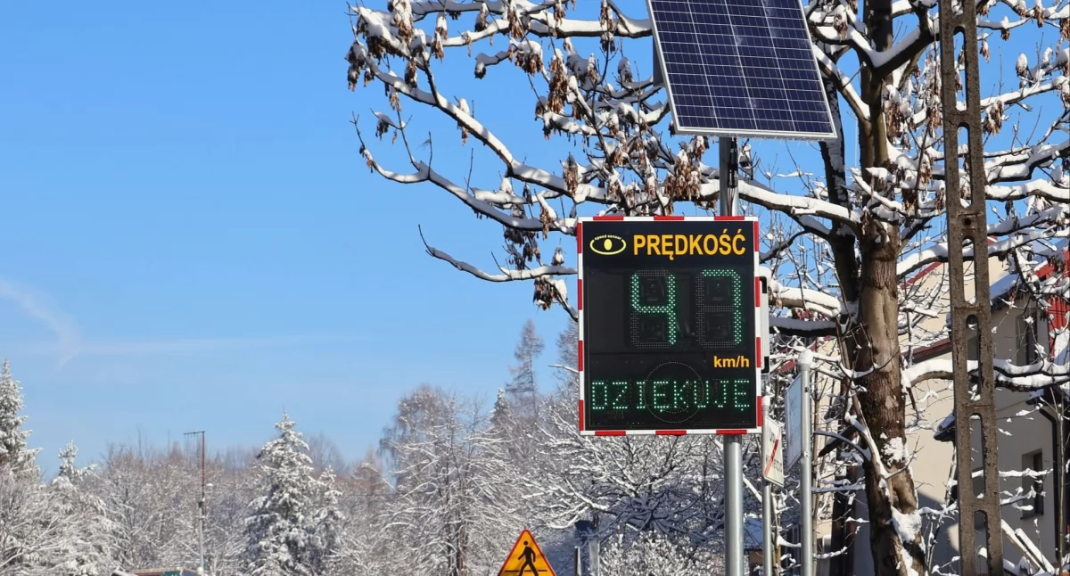 Nowe radarowe wyświetlacze prędkości w gminie Koszarawa