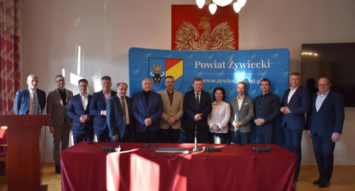 Pierwsze posiedzenie Związku Powiatowo-Gminnego „Komunikacja Powiatu Żywieckiego” odbyło się w dniu wczorajszym