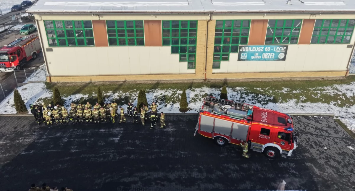 Międzygminne ćwiczenia strażackie w Gminie Łękawica