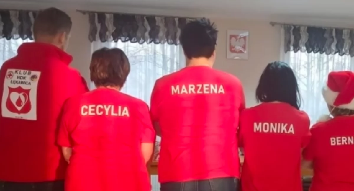 Nasze sprawy, Łękawica znów pokazała siłę solidarności kolejna akcja krwiodawstwa zakończona sukcesem - zdjęcie, fotografia