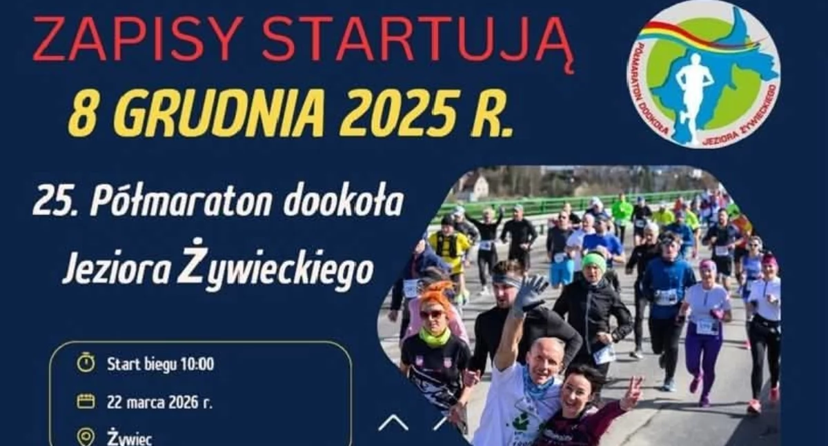 Nasze sprawy, Rusza rejestracja Półmaraton dookoła Jeziora Żywieckiego! - zdjęcie, fotografia