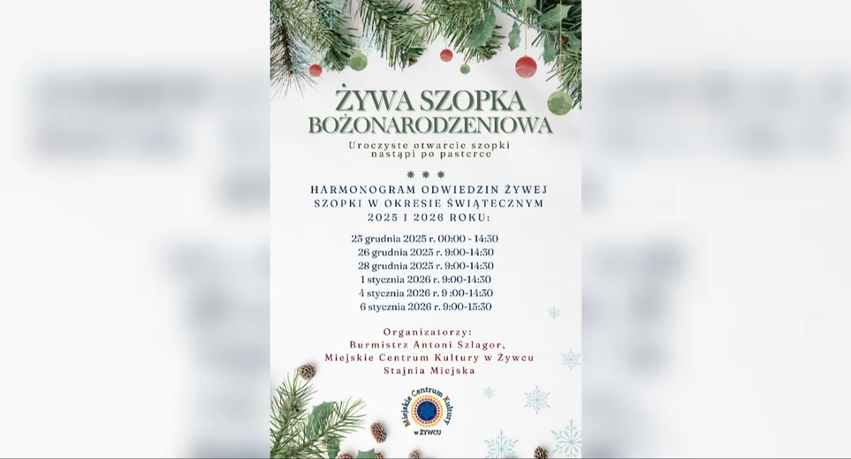 Nasze sprawy, Żywa Szopka Bożonarodzeniowa Żywcu wyjątkowa świąteczna tradycja - zdjęcie, fotografia